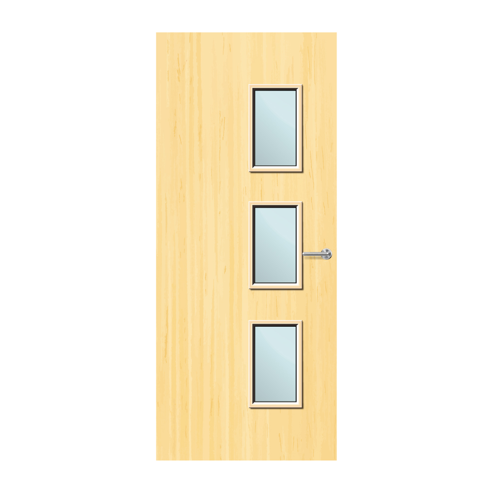 Koto Veneer 28G Glazed FD60 Internal Fire Door