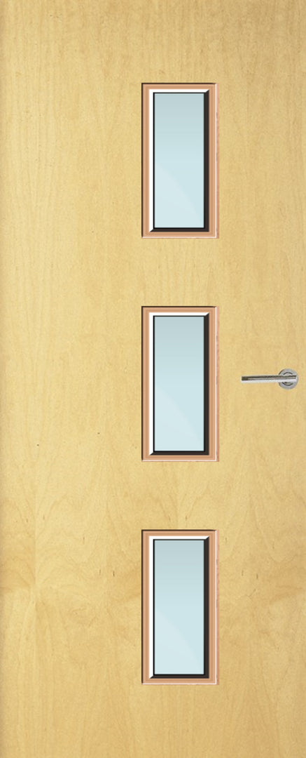 Ash Veneer 28G Glazed FD30 Internal Fire Door