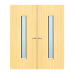Load image into Gallery viewer, Koto Veneer 29G Glazed Pair FD60 Internal Fire Door
