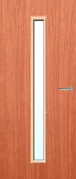 Load image into Gallery viewer, Cherry Veneer 29G Glazed FD30 Internal Fire Door
