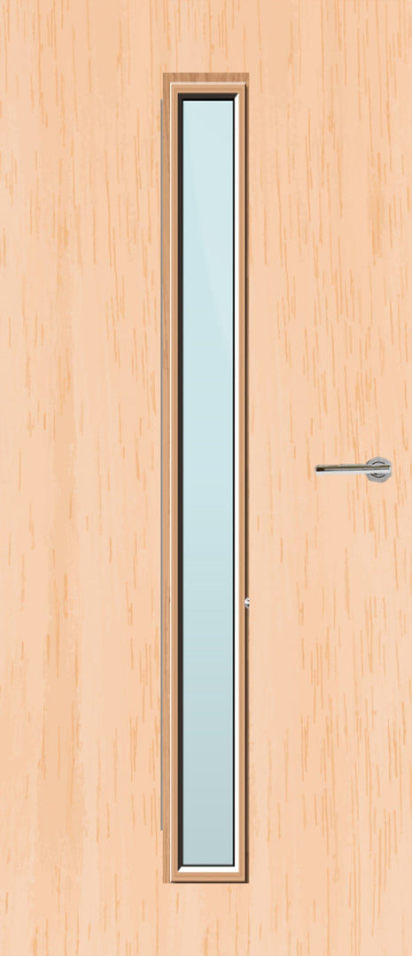 Maple Veneer 29G Glazed FD30 Internal Fire Door