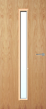 Load image into Gallery viewer, Oak Veneer 29G Glazed FD30 Internal Fire Door
