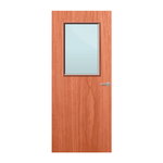 Load image into Gallery viewer, Cherry Veneer 2G Glazed FD30 Internal Fire Door
