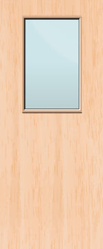 Load image into Gallery viewer, Maple Veneer 2G Glazed FD30 Internal Fire Door
