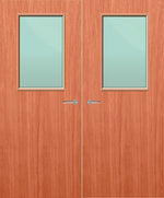 Load image into Gallery viewer, Cherry Veneer 2G Glazed Pair FD30 Internal Fire Door
