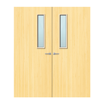 Load image into Gallery viewer, Koto Veneer 3G Glazed Pair FD60 Internal Fire Door
