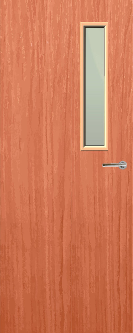 Cherry Veneer 3G Glazed FD60 Internal Fire Door