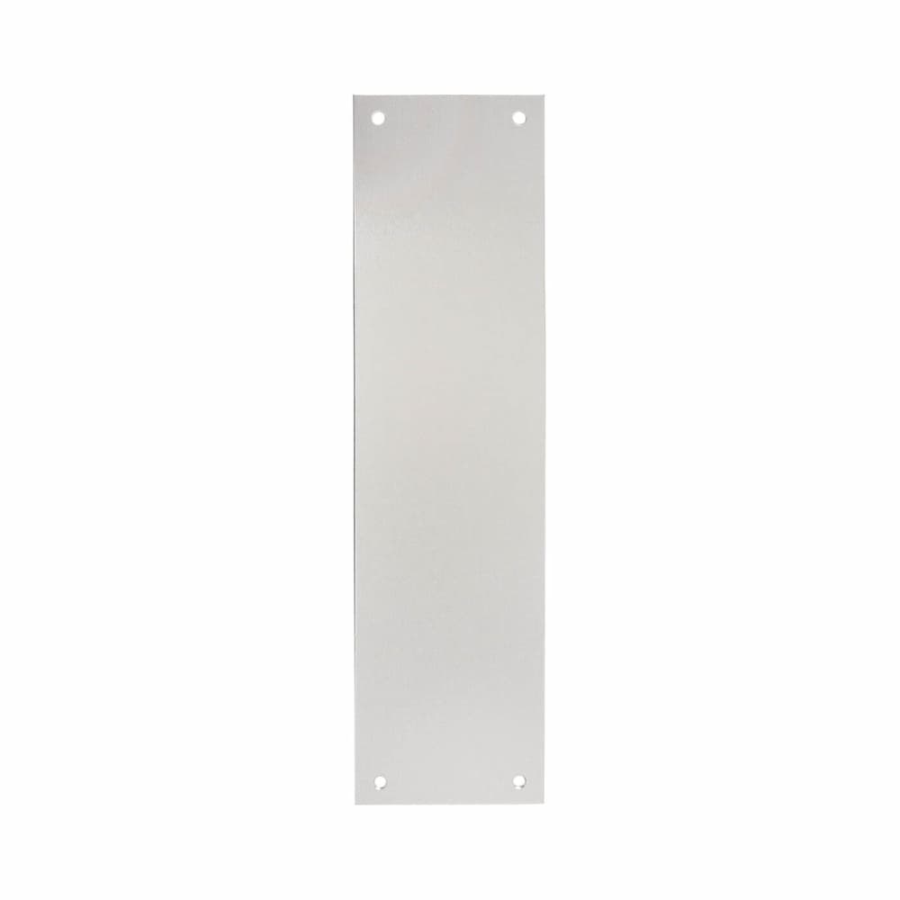 Touchpoint Plain Finger Plate 300x75x1.5mm Aluminium