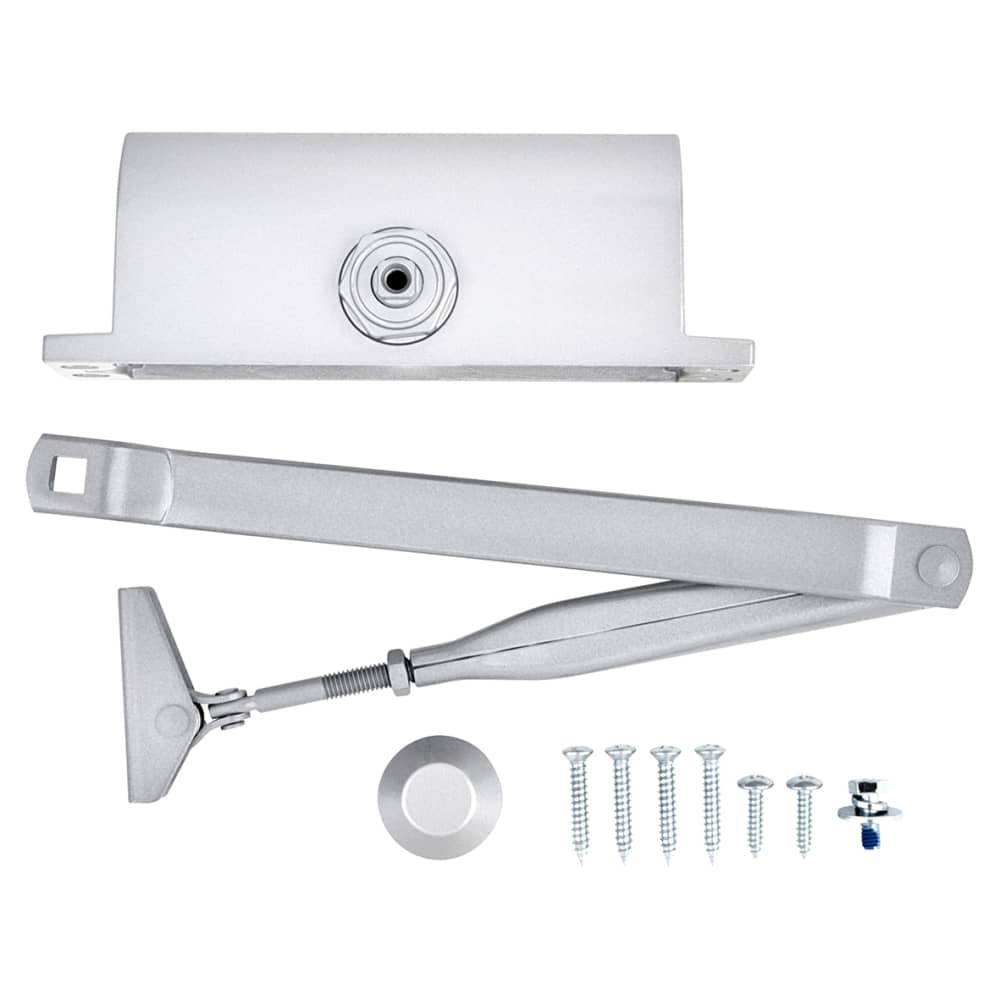 Light Duty Fire Door Closer Silver