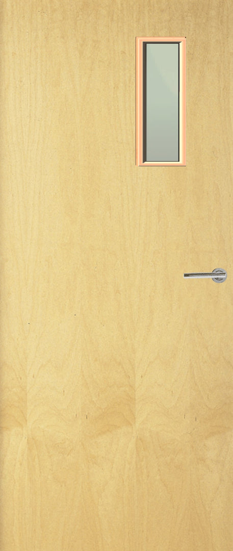 Ash Veneer 4G Glazed FD30 Internal Fire Door