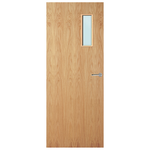 Load image into Gallery viewer, Oak Veneer 4G Glazed FD30 Internal Fire Door
