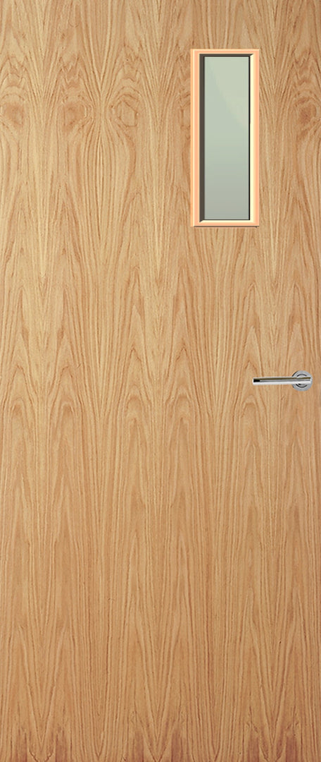 Oak Veneer 4G Glazed FD30 Internal Fire Door