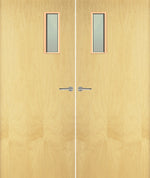 Load image into Gallery viewer, Ash Veneer 4G Glazed Pair FD30 Internal Fire Door
