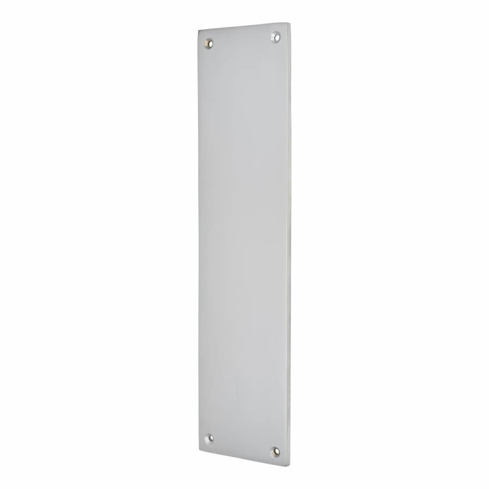 Plain Finger Plate 305x70x6mm Satin Chrome