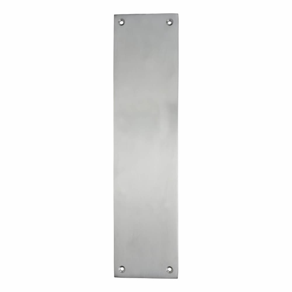 Plain Finger Plate 305x70x6mm Satin Chrome