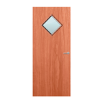 Load image into Gallery viewer, Cherry Veneer 6G Glazed FD60 Internal Fire Door

