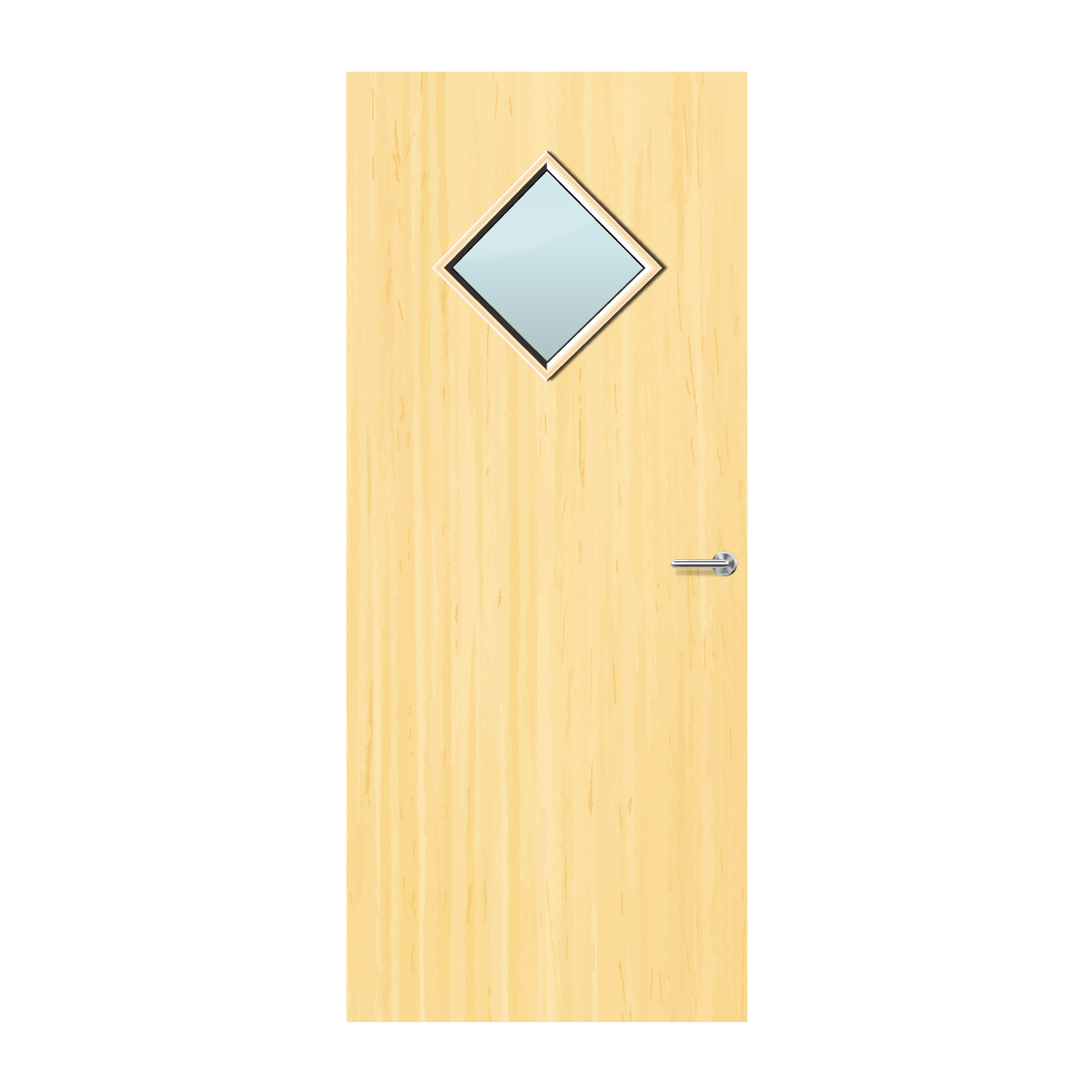 Koto Veneer 6G Glazed FD60 Internal Fire Door