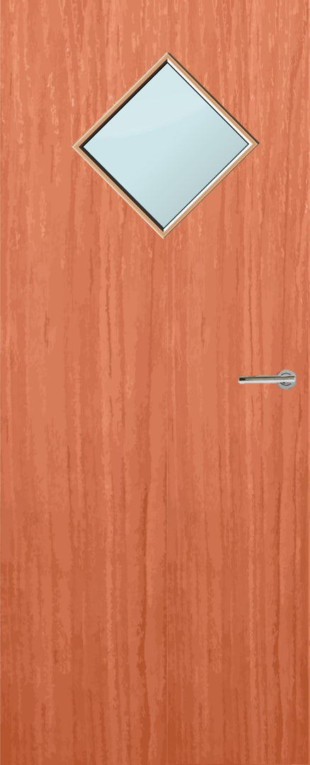 Cherry Veneer 6G Glazed FD30 Internal Fire Door