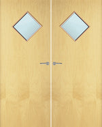 Load image into Gallery viewer, Ash Veneer 6G Glazed Pair FD30 Internal Fire Door
