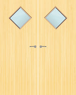 Load image into Gallery viewer, Koto Veneer 6G Glazed Pair FD30 Internal Fire Door
