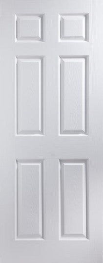 6 Panel Grained FD30 Fire Door