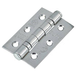 Load image into Gallery viewer, Tubular Latch Pack 57mm Backset 2xBall Bearing Hinges Polished Chrome
