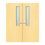 Load image into Gallery viewer, Koto Veneer 7G Glazed Pair FD30 Internal Fire Door
