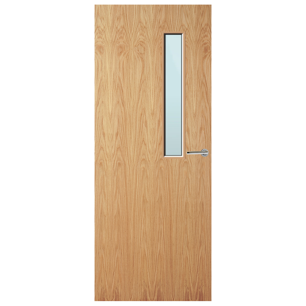 Oak Veneer 7G Glazed FD30 Internal Fire Door