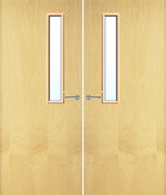 Load image into Gallery viewer, Ash Veneer 7G Glazed Pair FD30 Internal Fire Door
