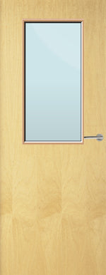 Load image into Gallery viewer, Ash Veneer 8G Glazed FD30 Internal Fire Door
