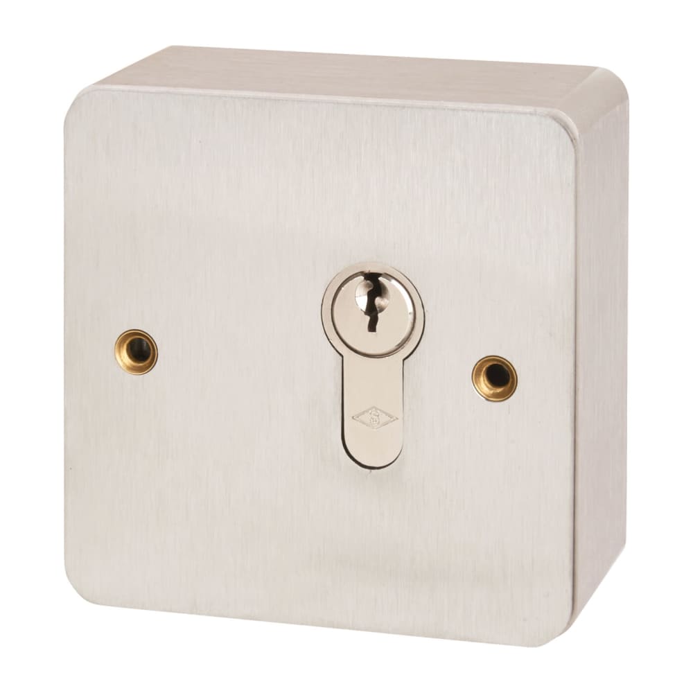 Key Switch 85x85x44mm Stainless Steel