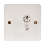 Load image into Gallery viewer, Key Switch 85x85x44mm Stainless Steel
