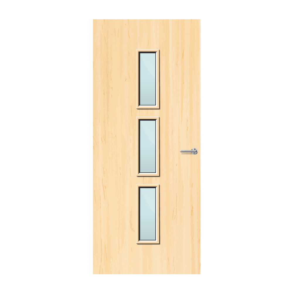 Ash Veneer 23G Glazed FD60 Internal Fire Door