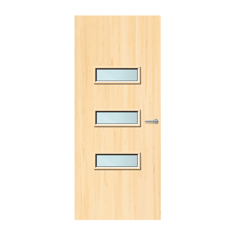 Ash Veneer 24G Glazed FD30 Internal Fire Door