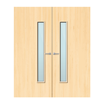 Load image into Gallery viewer, Ash Veneer 25G Glazed Pair FD30 Internal Fire Door
