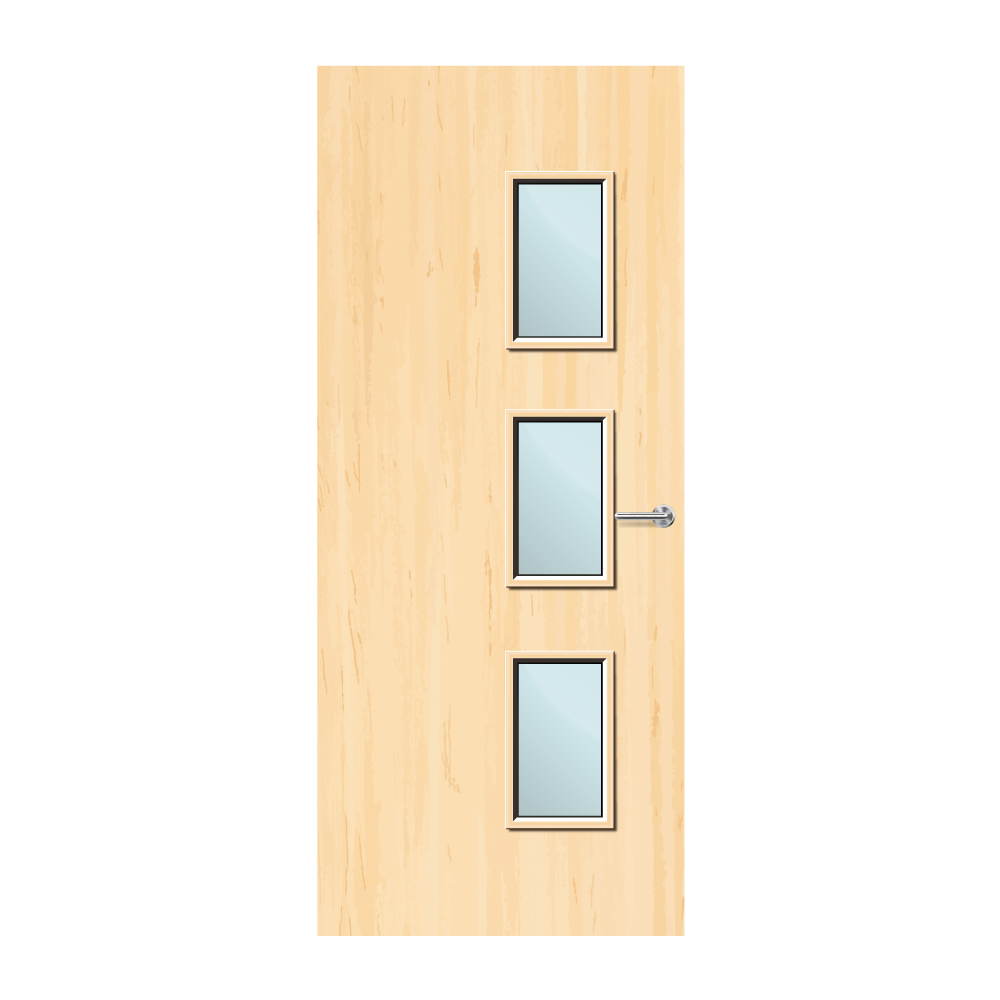 Ash Veneer 28G Glazed FD30 Internal Fire Door