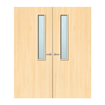 Load image into Gallery viewer, Ash Veneer 7G Glazed Pair FD60 Internal Fire Door
