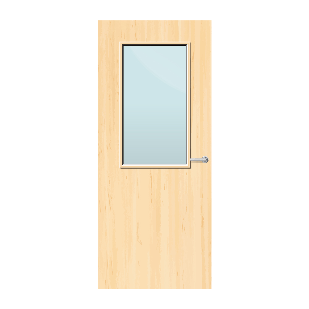 Ash Veneer 8G Glazed FD30 Internal Fire Door