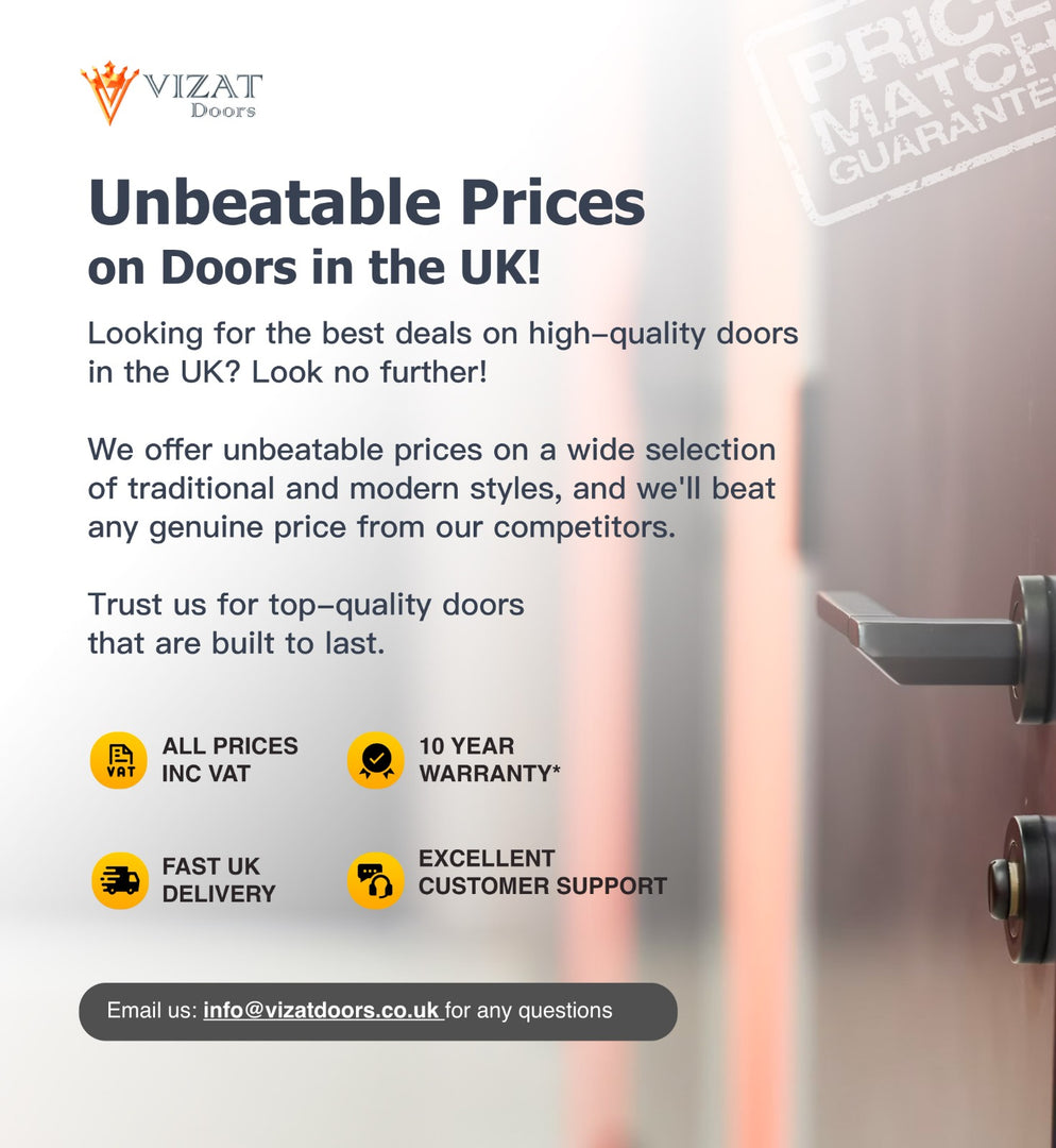 Paint Grade Premium 23G Glazed FD30 Internal Fire Door