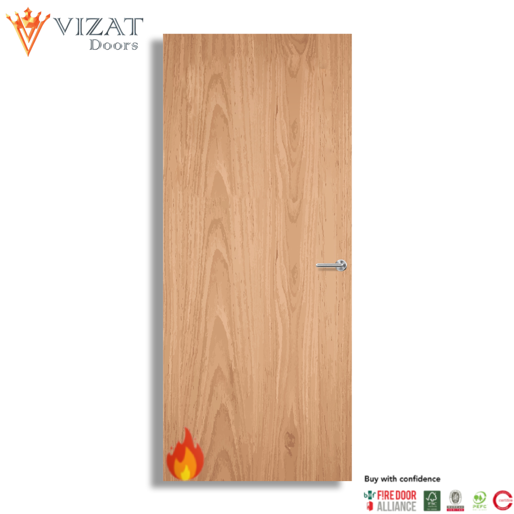 Plywood Paint Grade Non Glazed FD60 Internal Fire Door