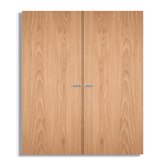 Load image into Gallery viewer, Plywood Paint Grade Non Glazed Pair FD60 Internal Fire Door
