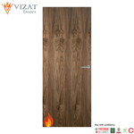 Load image into Gallery viewer, Walnut Veneer Non Glazed FD30 Internal Fire Door
