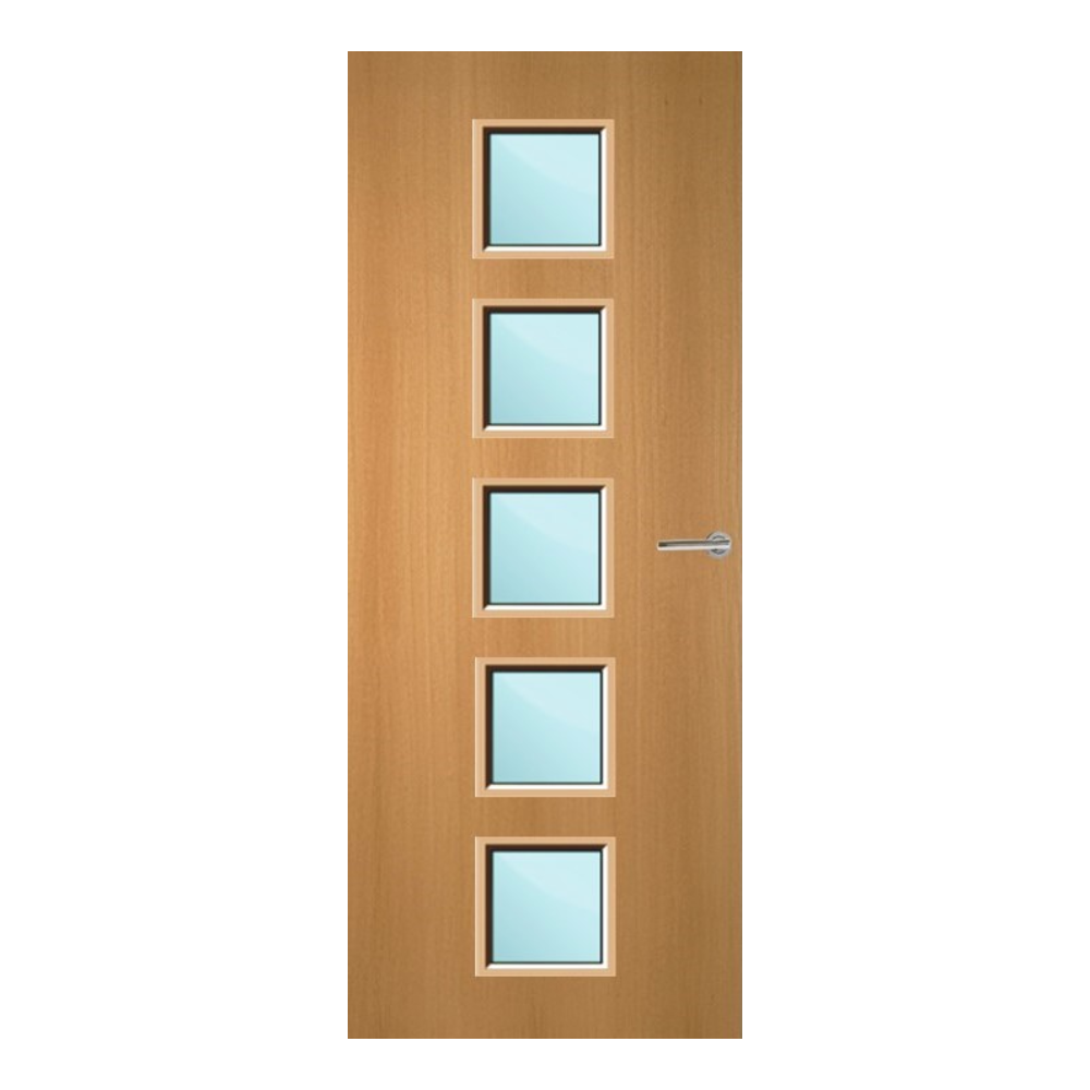 Beech Veneer 10G Glazed FD30 Internal Fire Door