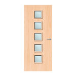 Load image into Gallery viewer, Maple Veneer 10G Glazed FD30 Internal Fire Door
