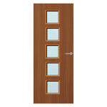 Load image into Gallery viewer, Sapele Veneer 10G Glazed FD30 Internal Fire Door
