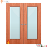 Load image into Gallery viewer, Cherry Veneer 19G Glazed Pair FD60 Internal Fire Door
