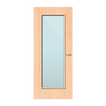 Load image into Gallery viewer, Maple Veneer 19G Glazed FD60 Internal Fire Door
