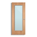 Load image into Gallery viewer, Plywood Paint Grade 19G Glazed FD60 Internal Fire Door
