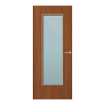Load image into Gallery viewer, Sapele Veneer 19G Glazed FD60 Internal Fire Door
