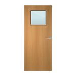 Load image into Gallery viewer, Beech Veneer 1G Glazed FD30 Internal Fire Door
